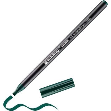 Edding 1255 Kaligrafi Kalemi 3.5 mm Düz Kesik Uç Bottle Green 025