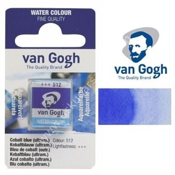 Talens Van Gogh Tablet Suluboya 1/2 Cobalt Blue- 512