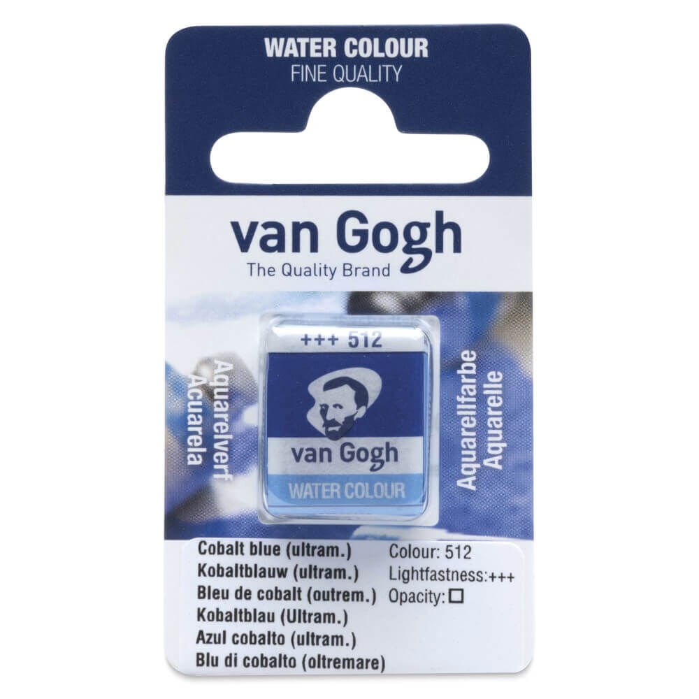 Van Gogh Yarım Tablet Suluboya Cobalt Blue (Ultramarine) 512