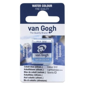 Van Gogh Yarım Tablet Suluboya Cobalt Blue (Ultramarine) 512