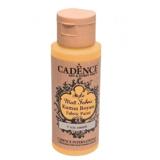 Cadence Sytle Matt Kumaş Boyası 59ml F-636 AMBER