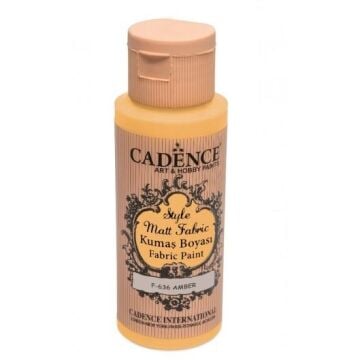 Cadence Sytle Matt Kumaş Boyası 59ml F-636 AMBER