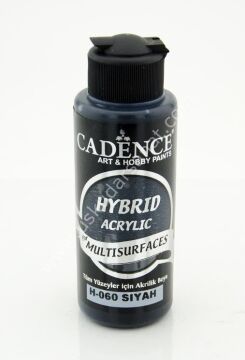 Cadence Hybrid Multisurfaces Akrilik Boya 120ml  H-060 SİYAH