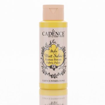 Cadence Style Matt Kumaş Boyası 59 ml Limon Sarı F-635