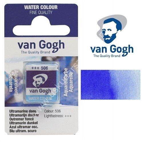 Talens Van Gogh Tablet Suluboya 1/2 Ultramarine Deep- 506
