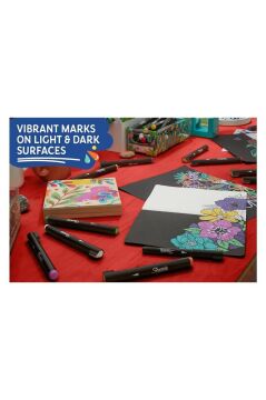 Sharpie Acrylic Paint Markers 2'li Yuvarlak Uç Akrilik Markör Kalem Seti / 2201181