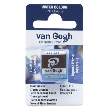 Van Gogh Yarım Tablet Suluboya Burnt Sienna 411