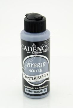 Cadence Hybrid Multisurfaces Akrilik Boya 120ml  H-058 KOYU ARDUVAZ GRİ