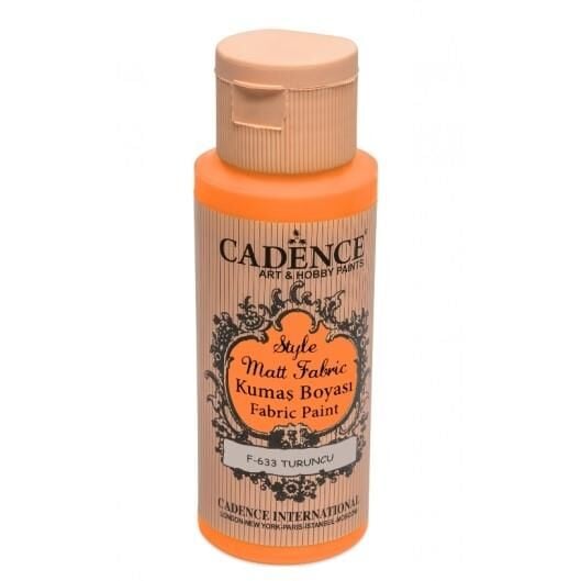 Cadence Sytle Matt Kumaş Boyası 59ml F-633 TURUNCU