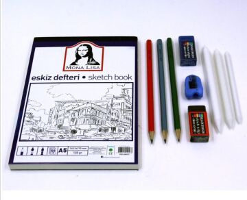 Monalisa Eskiz Seti 10 Parça
