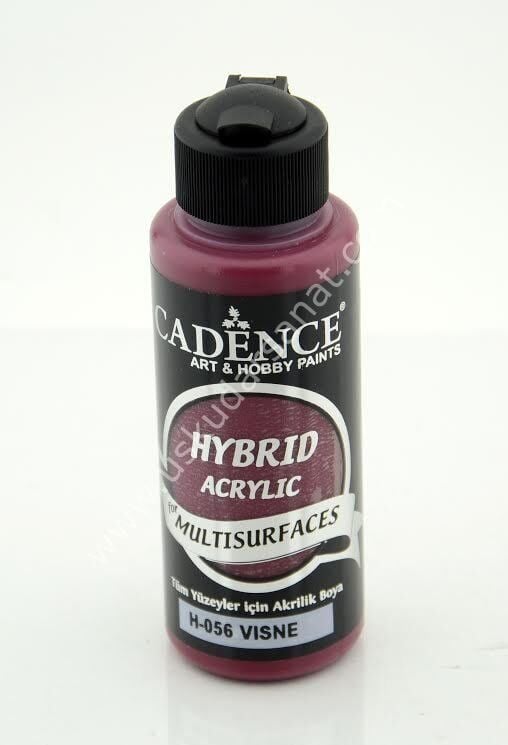 Cadence Hybrid Multisurfaces Akrilik Boya 120ml  H-056 VİŞNE