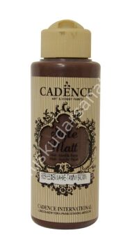 Cadence Style Matt Akrilik Boya 120ml 9059 Esmer kahve Tawny brown