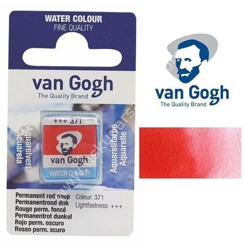 Talens Van Gogh Tablet Suluboya 1/2 Perm. Red Deep- 371