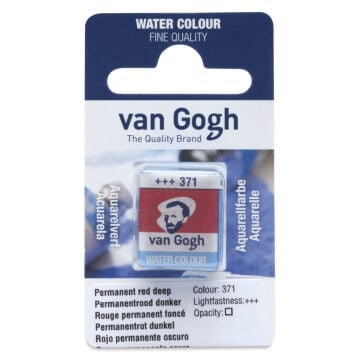 Van Gogh Yarım Tablet Suluboya Permanent Red Deep 371
