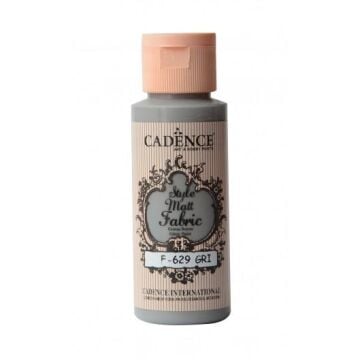 Cadence Sytle Matt Kumaş Boyası 59ml F-629 GRİ