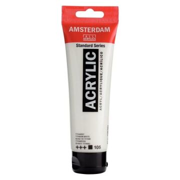 Amsterdam Standart Seri Akrilik Boya 120 ml Titanium White 105
