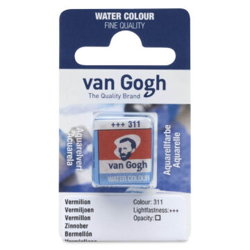 Van Gogh Yarım Tablet Suluboya Vermilion 311