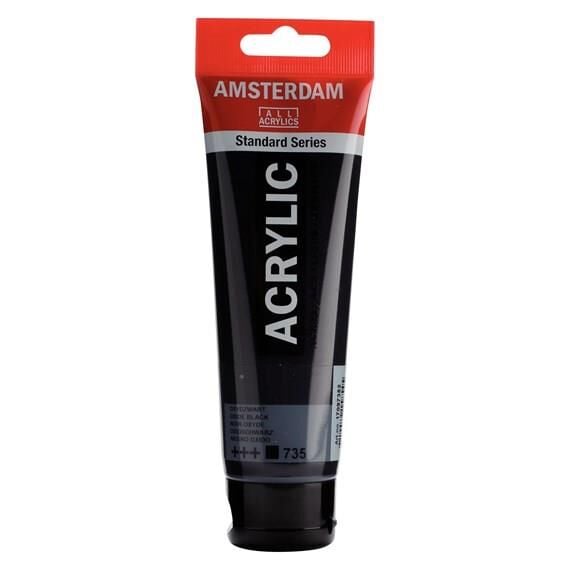 Amsterdam Standart Seri Akrilik Boya 120 ml Oxide Black 735