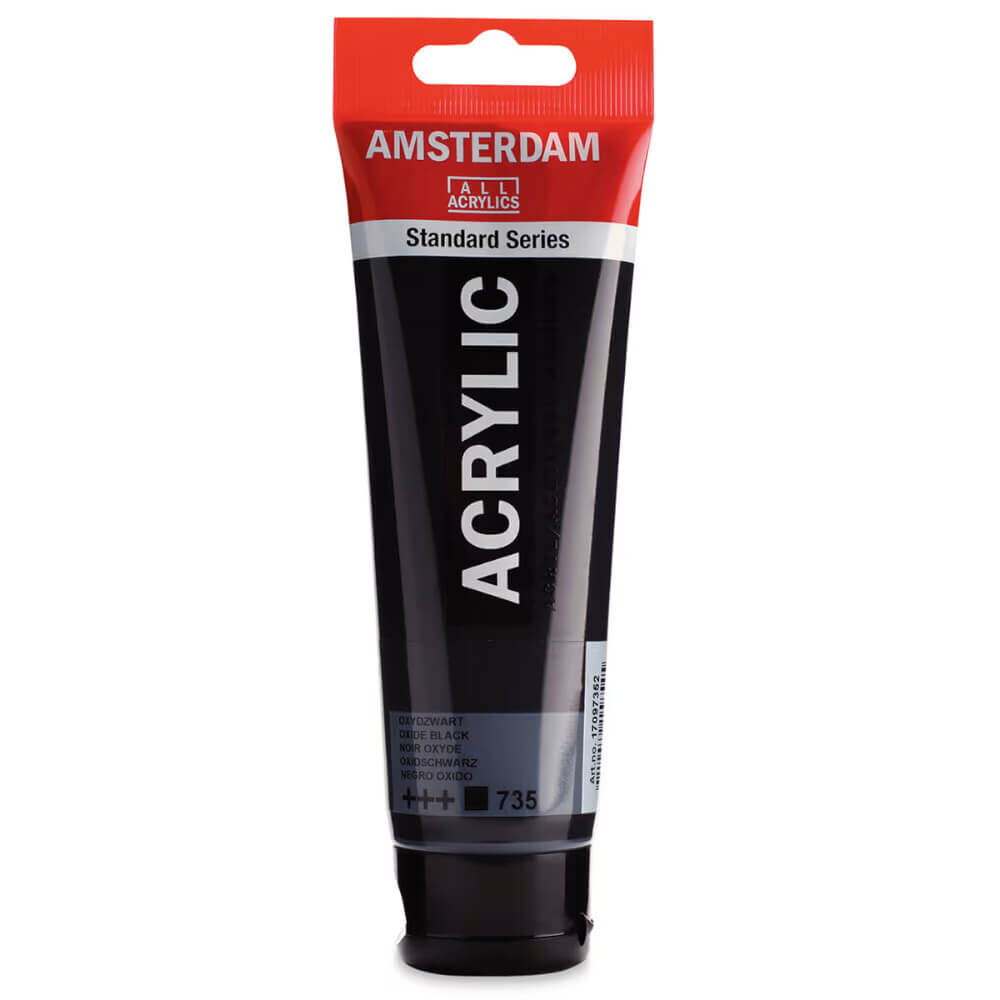 Amsterdam Standart Seri Akrilik Boya 120 ml Oxide Black 735