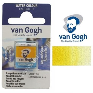 Talens Van Gogh Tablet Suluboya 1/2 Azo Yellow Med.- 269