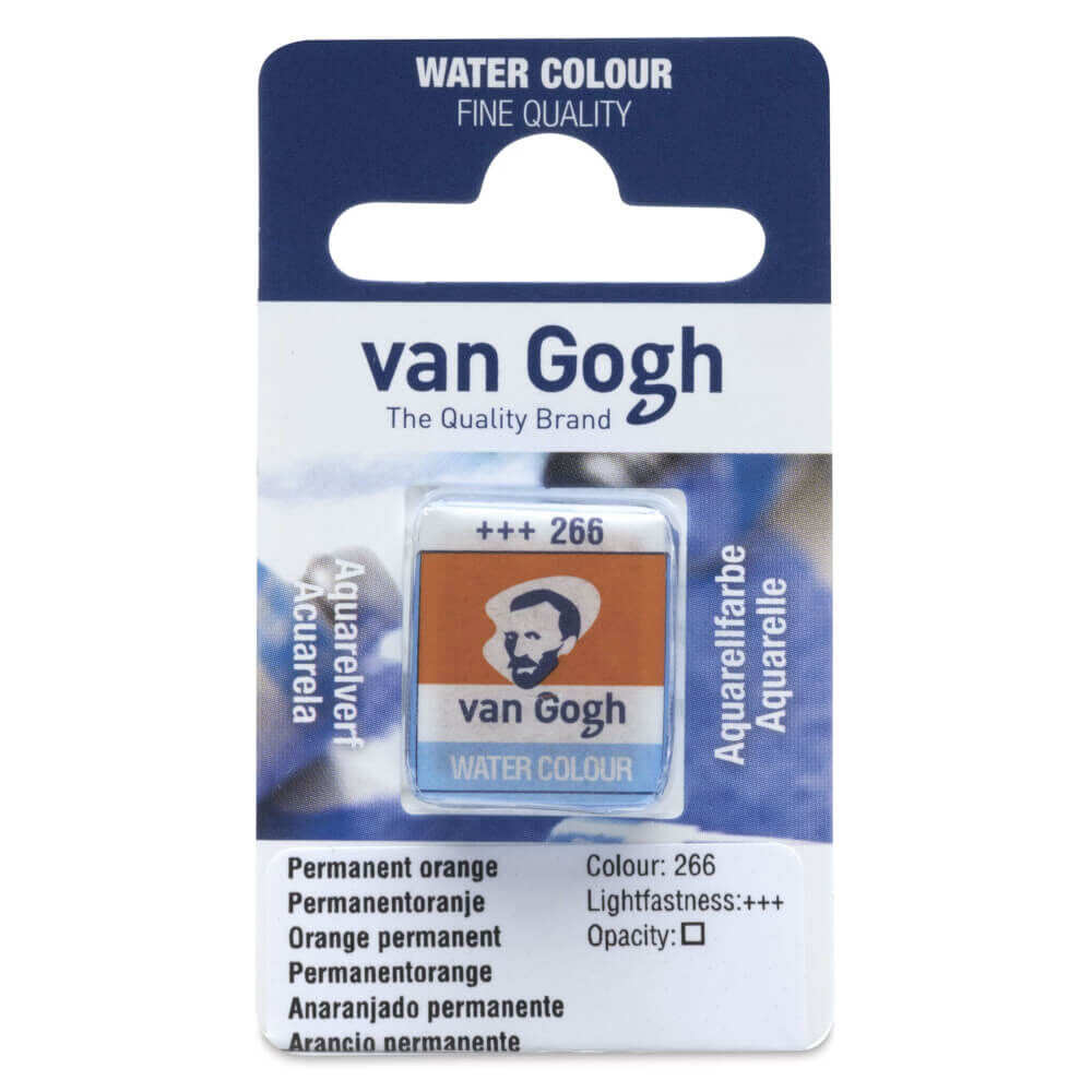 Van Gogh Yarım Tablet Suluboya Permanent Orange 266