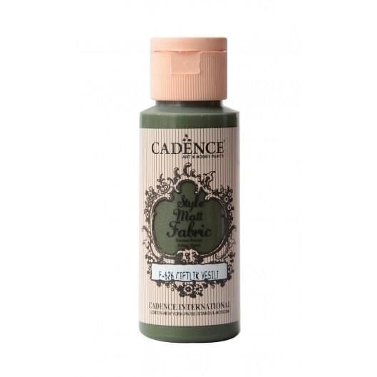 Cadence Sytle Matt Kumaş Boyası 59ml F-626 ÇİFTLİK YEŞİLİ