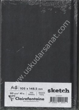 Clairefontaine Sketck A6 90gr 100 Yaprak Çizim Blok