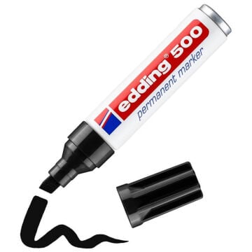 Edding 500 Yan Kesik Uç Permanent Marker 2 - 7 mm Siyah