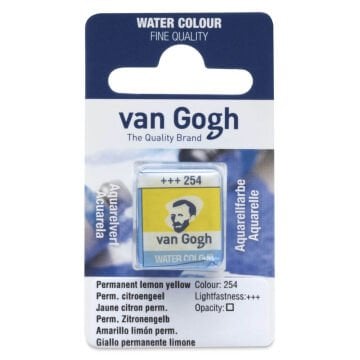 Van Gogh Yarım Tablet Suluboya Permanent Lemon Yellow (Primary) 254