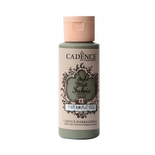 Cadence Sytle Matt Kumaş Boyası 59ml F-625 KAMUFLAJ YEŞİLİ
