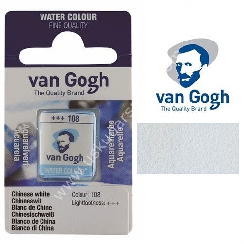 Talens Van Gogh Tablet Suluboya 1/2 Chinese  White- 108