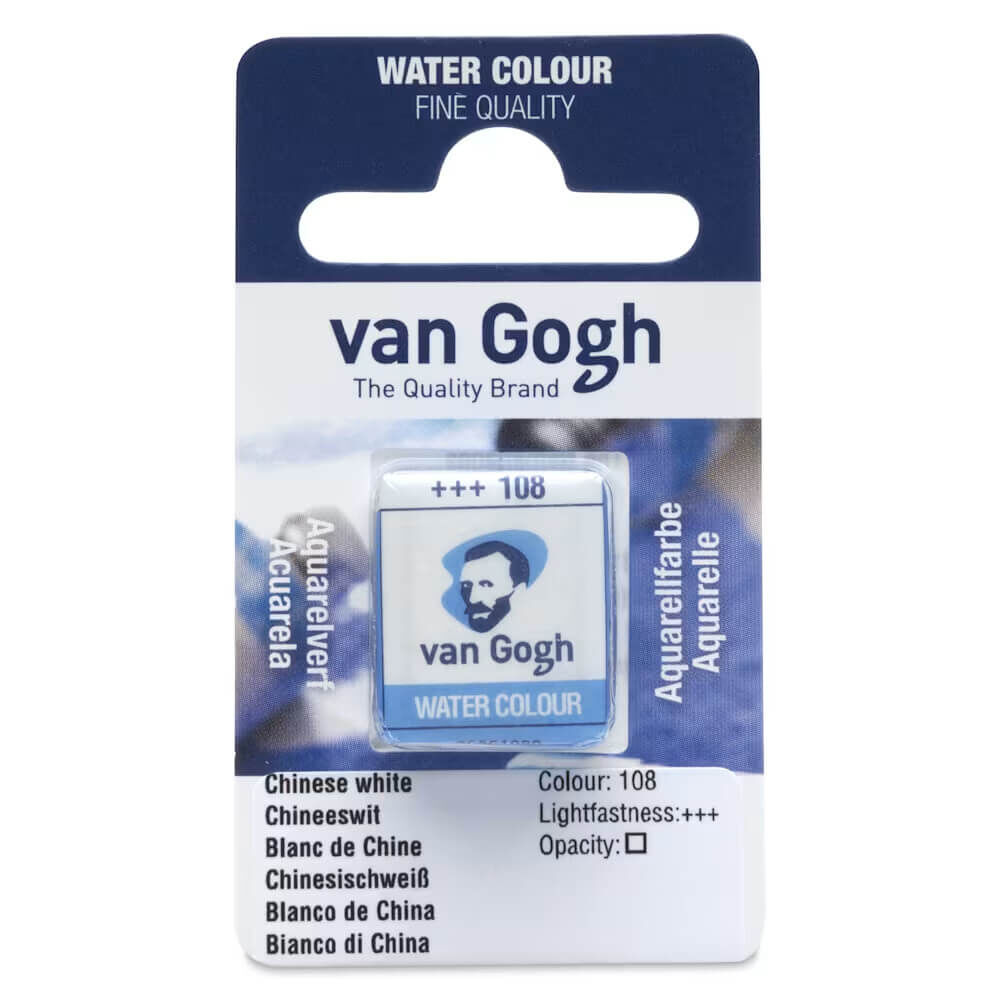 Van Gogh Yarım Tablet Suluboya Chinese White 108