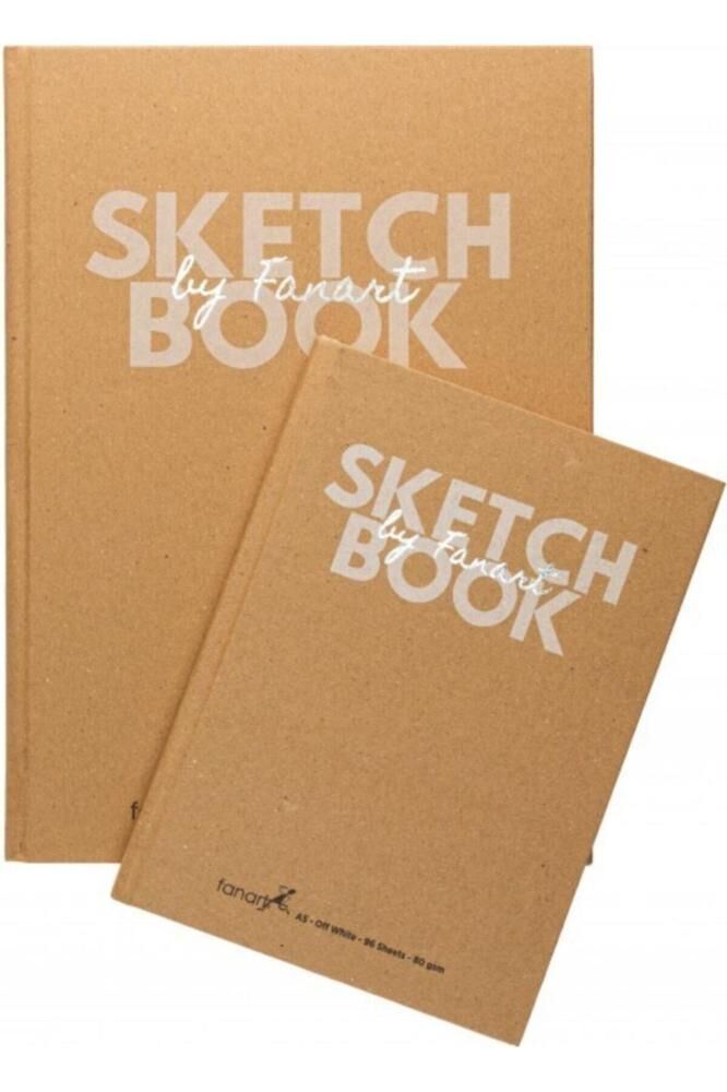 Fanart Sketch Book Academy Kraft Sert Kapak 80gr A5 96 Yp