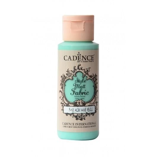 Cadence Sytle Matt Kumaş Boyası 59ml F-621 AÇIK NANE YEŞİLİ