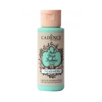 Cadence Sytle Matt Kumaş Boyası 59ml F-621 AÇIK NANE YEŞİLİ