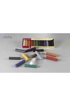 Cretacolor Art Chunky Colored Charcoal Renkli Kömür Çubuk Seti 12 Renk 49799