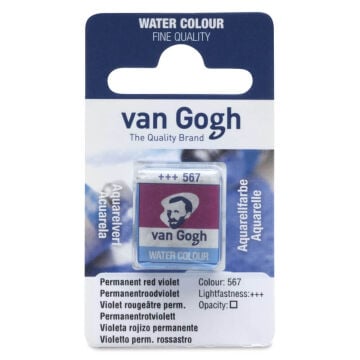 Van Gogh Yarım Tablet Suluboya Permanent Red Violet 567