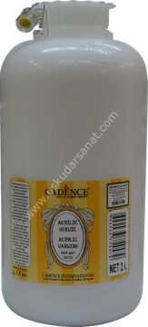 Cadence Su bazlı vernik 2 Litre Yarı Mat