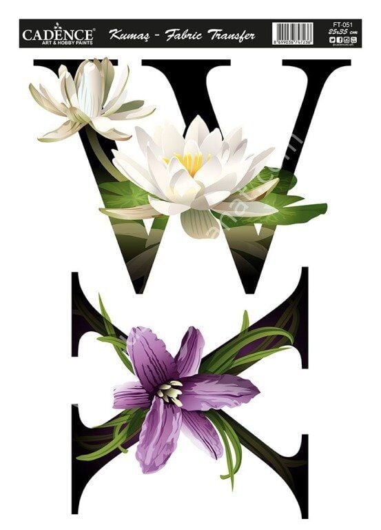 Cadence Kolay - Hazır Kumaş Transfer 25x35 FT-051