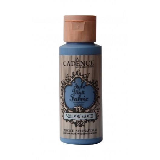 Cadence Sytle Matt Kumaş Boyası 59ml F-618 LAVANTA MAVİ