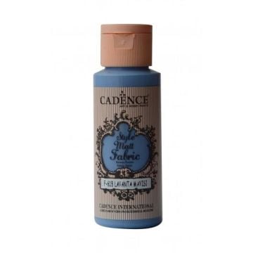 Cadence Sytle Matt Kumaş Boyası 59ml F-618 LAVANTA MAVİ