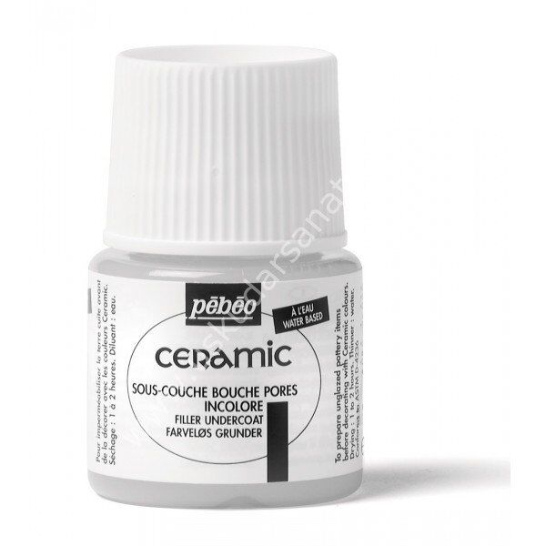 Pebeo Seramik Boyası 45ml Astar Dolgu