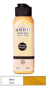 Artdeco Metalik Akrilik Boya 140 ml 3721 ALTIN