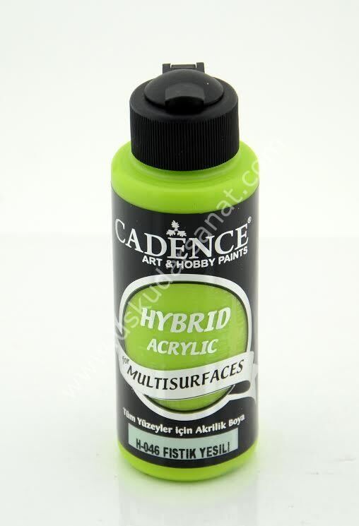 Cadence Hybrid Multisurfaces Akrilik Boya 120ml  H-046 FISTIK YEŞİLİ