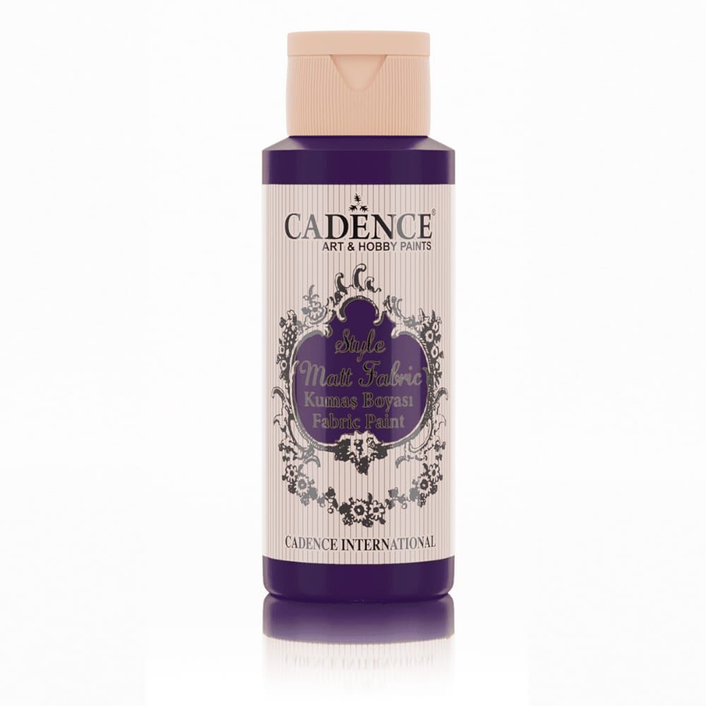 Cadence Style Matt Kumaş Boyası 59 ml Koyu Mor F-616