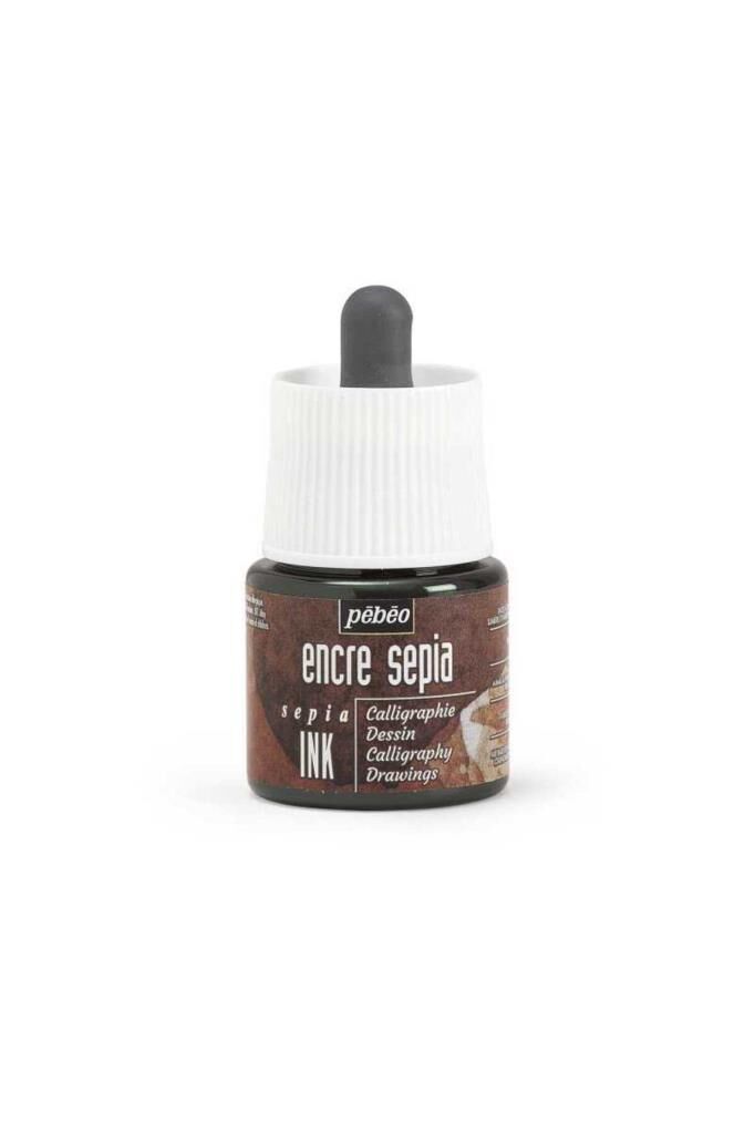 Pebeo Akrilik Kaligrafi Desen Mürekkebi Sepia 45ml