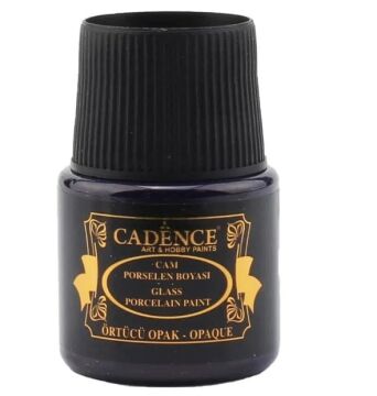 Cadence Cam ve Seramik Boyası 45ml Opak 002 Siyah