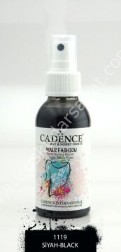 Cadence Your Fashion Sprey Kumaş Boyası 100 ml Siyah 1119