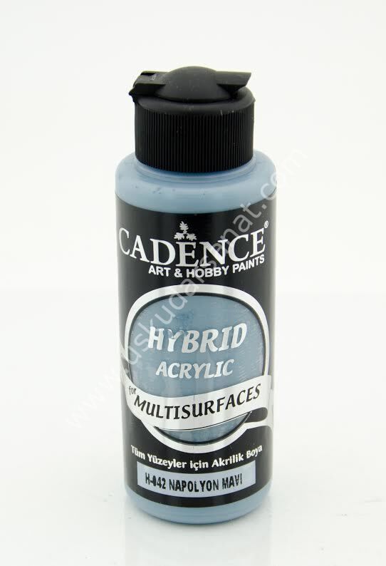 Cadence Hybrid Multisurfaces Akrilik Boya 120ml  H-042 NAPOLYON MAVİ