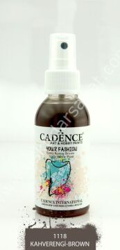 Cadence Your Fashion Sprey Kumaş Boyası 100ml 1118 Kahverengi - Brown